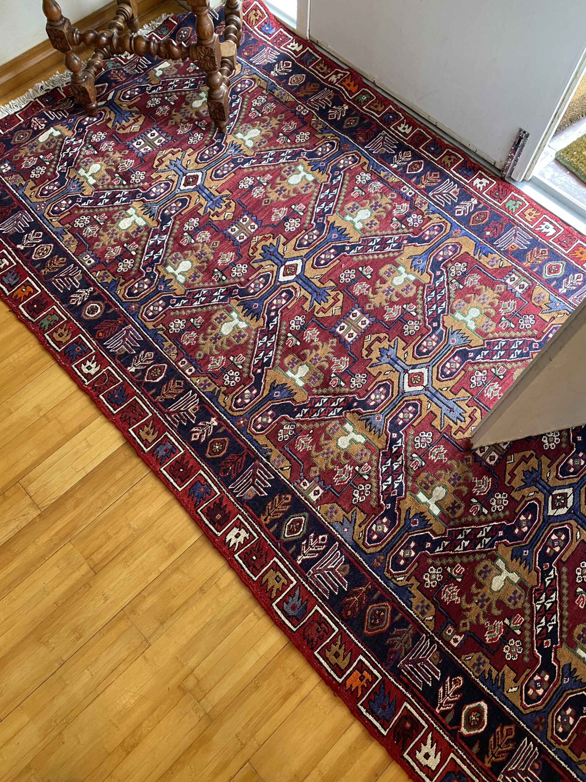Image of a rare and collectible Persian rug, featuring a unique design and exceptional craftsmanship. Persian rugs are often one-of-a-kind pieces, highly sought-after by collectors and connoisseurs, and can appreciate in value over time. Some Persian rugs are even considered museum-quality due to their historical and cultural significance, making them valuable investments for those who appreciate their beauty and craftsmanship.