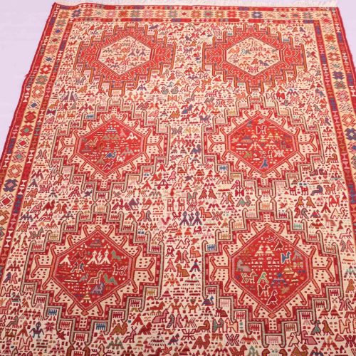 2x1.3M Persian Sumak Kilim Rug