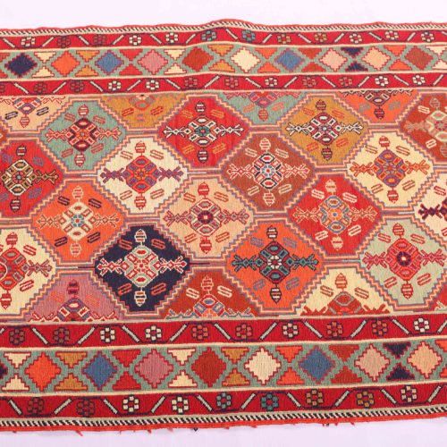 1.9x0.8M Persian Sumak Kilim Runner Rug