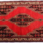 1.3×0.8 M Antique Persian Mazleghan Rug