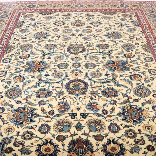 4x3M Antique Kashan Rug
