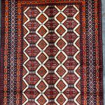 1.8x1M Persian Balouchi Nomadic Rug