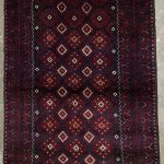 1.9x1M Persian Balouchi Nomadic Rug