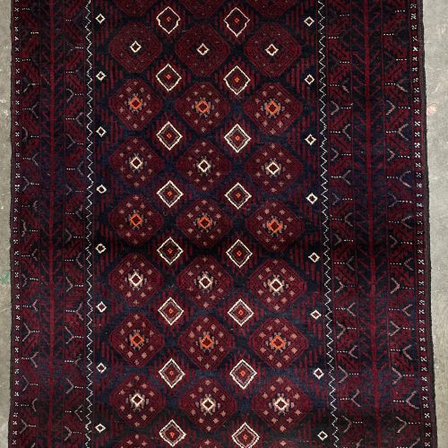 1.9x1M Persian Balouchi Nomadic Rug