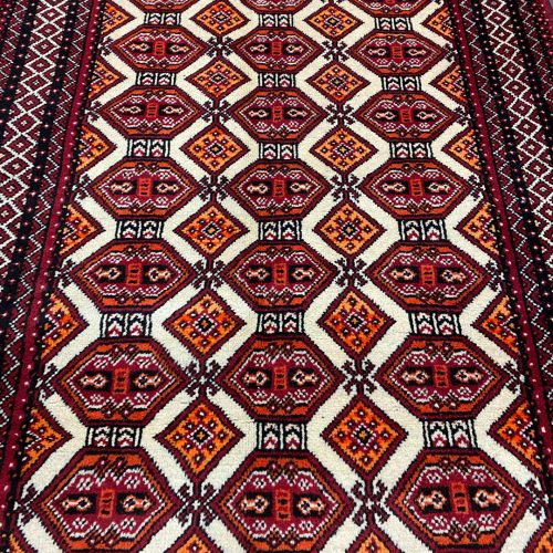 2x1M Persian Balouchi Nomadic Rug