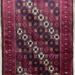 1.7×0.9M Persian Balouchi Nomadic Rug