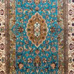 1.7 X 1 M Silk Kashmiri Rug (18.18 Quality)
