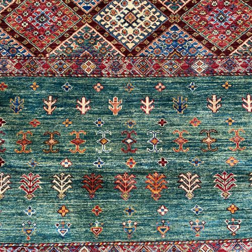 1.5X1 M Super Kazak Afghan Rug