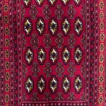 1.28 x 0.70 M Persian Turkoman Poshti Rug