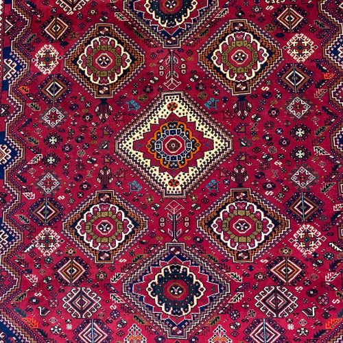 Unique 3.5x2.1M Qashghai Shiraz Rug