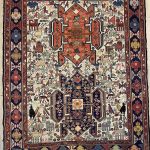 1.6×1.2M Persian Ardebil Sumak Kilim Rug