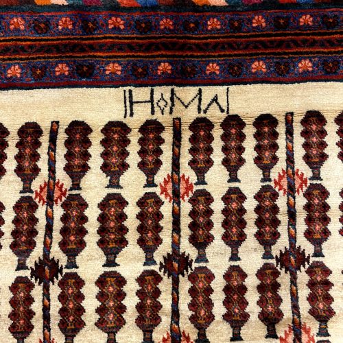 3.4x1.1M Signed and Antique Masterpiece Kerman Runner