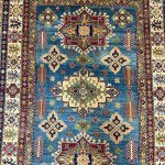 2.37 × 1.68 M Afghan Kazak Rug