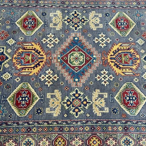 2.1×1.5 M Afghan Kazak Rug