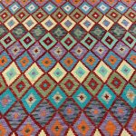 2.8 x 2.07 M Boho Maymana Afghan Kilim Rug