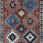 2 X 0.8 M Persian Yalameh Runner Rug