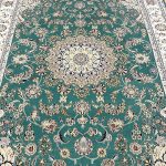 3x2M Indian Wool & Silk Nain Design Rug