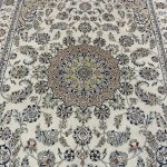 3x2M Indian Wool & Silk Nain Design Rug