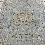3.1 x 2.45 M Indian Wool & Silk Nain Design Rug