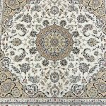 2 x 2 M Indian Wool & Silk Nain Design Rug
