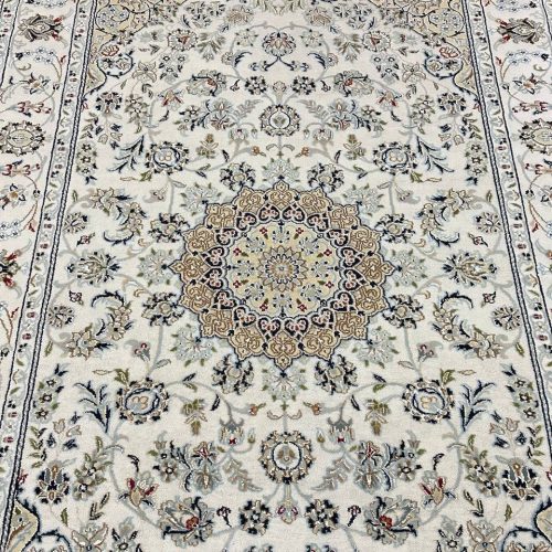 2.5 x 1.5 M Indian Wool & Silk Nain Design Rug