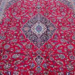 4x3M Signed Royal Traditional Persian Kashan Rug