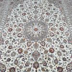 3.5×2.5M Beige Persian Kashan Rug