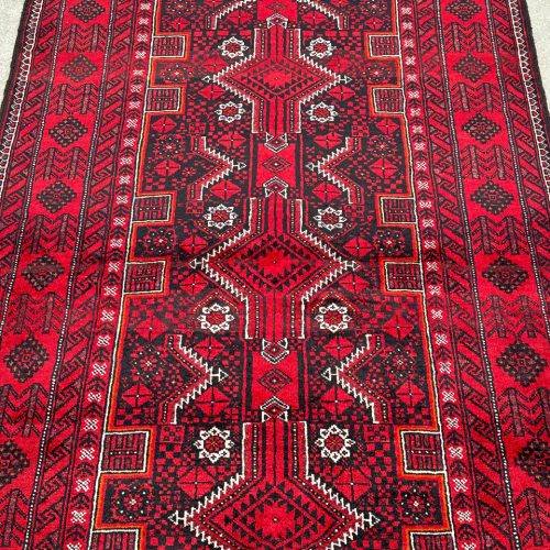 2x1.1M Persian Balouchi Nomadic Rug