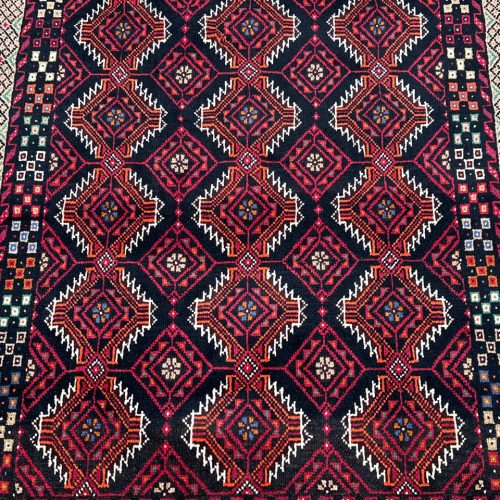 1.9x1M Persian Balouchi Nomadic Rug