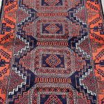 1.5x1M Persian Balouchi Nomadic Rug