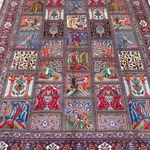 4x3M Garden Design Kashmar Persian Rug