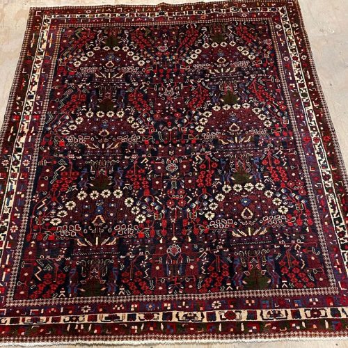 2x1.4M Antique Masterpiece Kerman Rug