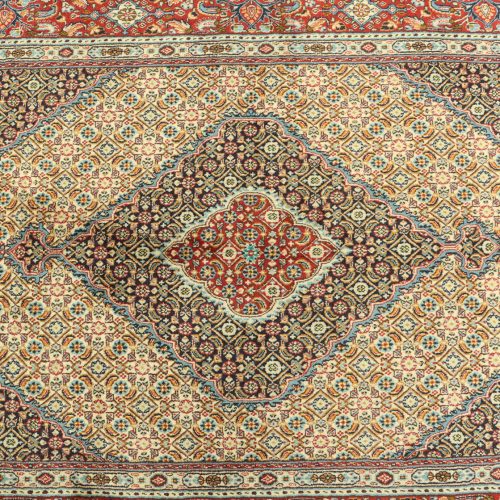 2x1M Fine Herati Birjand Persian Rug (Mahi)