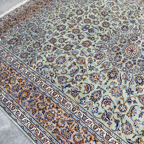 4x3M Pistachio Tone Persian Kashan