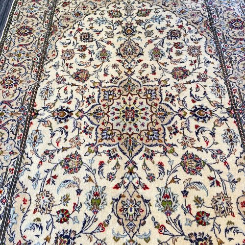 2.2x1.4M Beige Persian Kashan