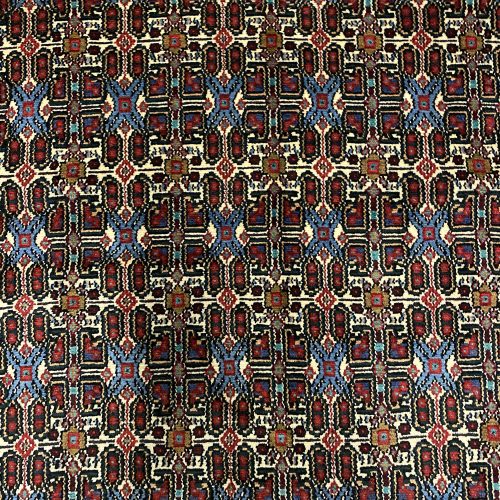 1.4x1.1M Kurdish Sanandaj  Rug (Mahi)