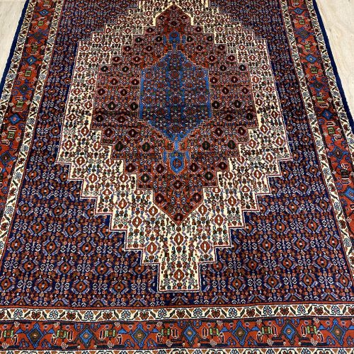 1.6x1.2 Kurdish Senneh Bijar Rug