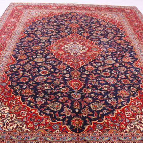 3.7x2.5M Royal Traditional Persian Kashan Rug