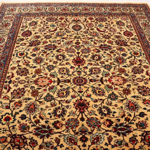 3x2M Beige Persian Kashmar Rug