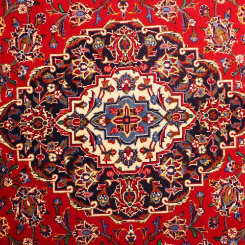 3.5x2.4M Royal Traditional Persian Kashan Rug