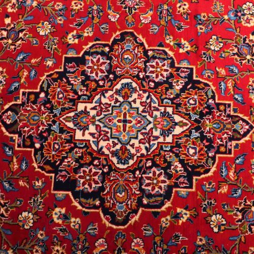 3.1x2.2M Signed Royal Persian Kashan Rug