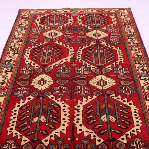 3x1.5M Old & Vintage Bakhtiari Persian Rug