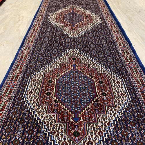 3.6M Signed Senneh Bijar Persian Runner (sanandaj)