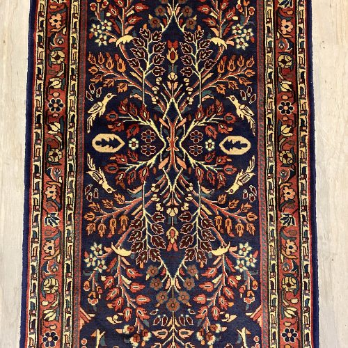 4.1M Long Tribal Handmade Hamedan Runner