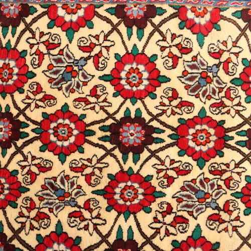 2m Floral Mashad Runner Rug