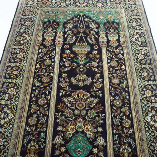 Masterpiece Signed Persian Shadsar Kashan Rug