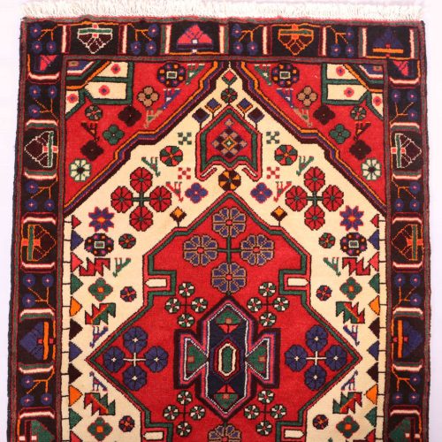 1.4x0.9M Tribal Persian Saveh Rug