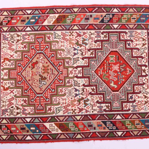 1x0.8M Persian Sumak Kilim Rug