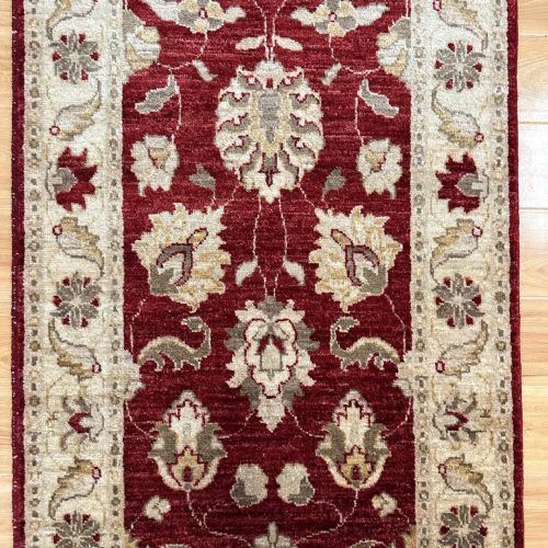 3.5 x 0.77 m Afghan Ziegler Chobi Hall Runner