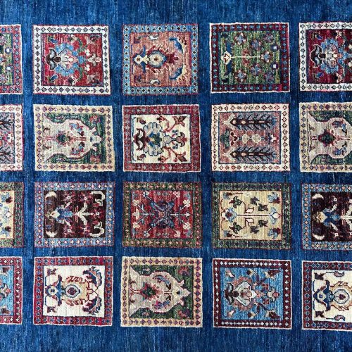 1.86 x 1.27 m Garden Design Afghan Kazak Rug
